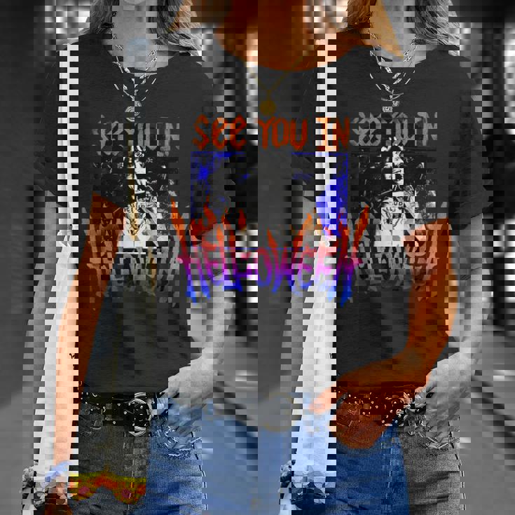 ストレンジャー・シングス ヘルファイア クラブ ハロウィン ロックンロール 楽しいパーティー Tシャツ 彼女への贈り物