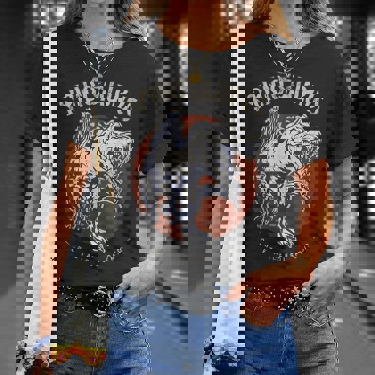 スピノサウルス 白亜時代の生き物 恐竜ファン向け Tシャツ 彼女への贈り物