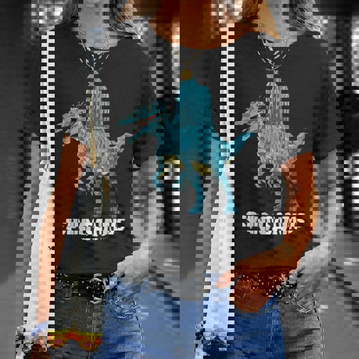 スピノサウルスの恐竜デザイン。 Tシャツ 彼女への贈り物