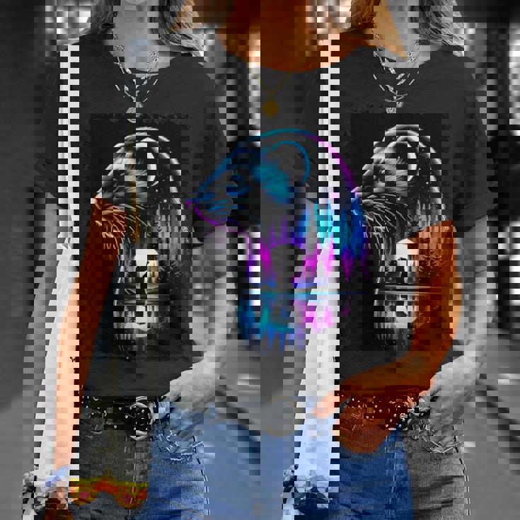 スピリット アニマル イタチ メンズ レディース キッズ クリスマス Tシャツ 彼女への贈り物