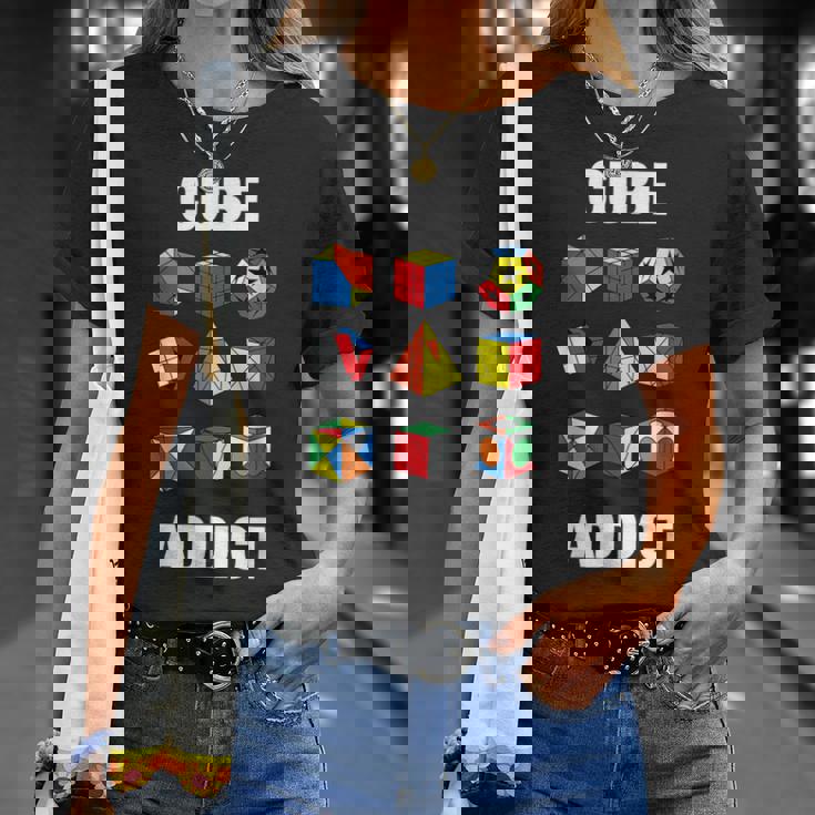 スピードキューブパズル キューバーキューブ キッズ Tシャツ 彼女への贈り物