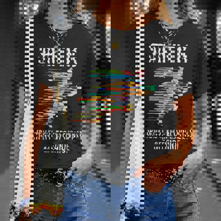 スプリント 短距離 趣味 陸上競技 スキルアップ Tシャツ 彼女への贈り物