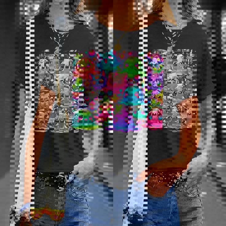 スライムランチャー、スライムペディア、グループランチャーwiki、グループムード。 Tシャツ 彼女への贈り物