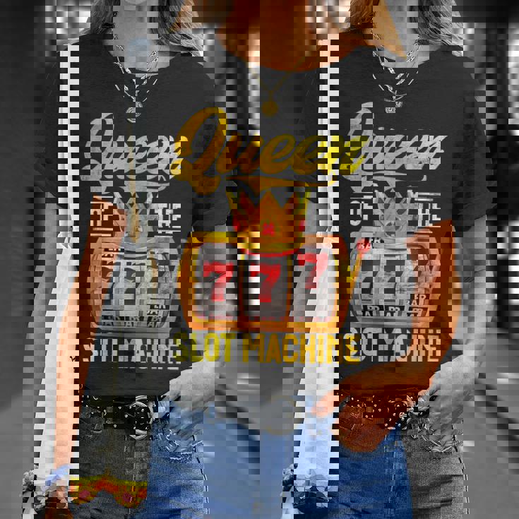 スロットマシン ジャックポット 777 Handpay Lucky Gambling Casino Tシャツ 彼女への贈り物