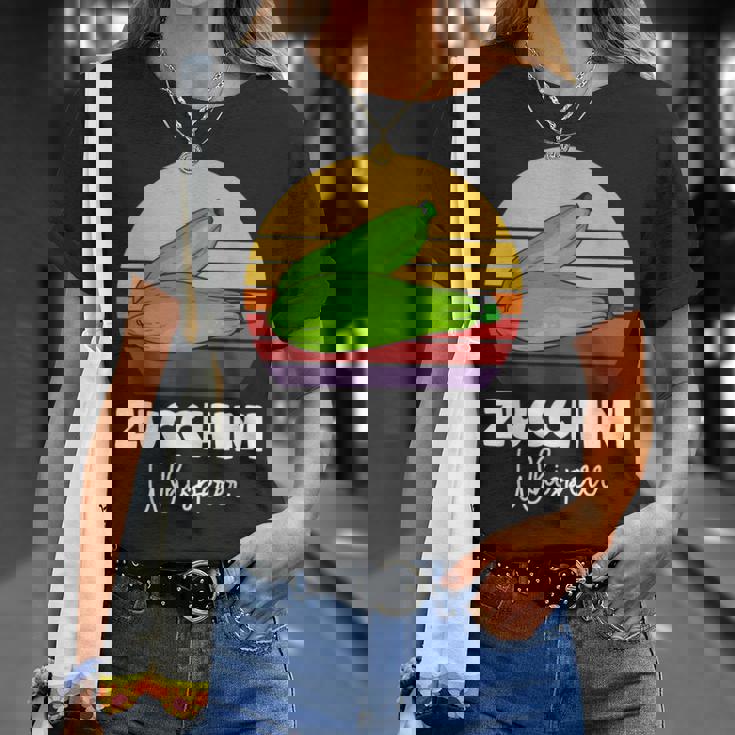 ズッキーニ愛好家 ビーガン ベジタリアン野菜ズッキーニ Tシャツ 彼女への贈り物
