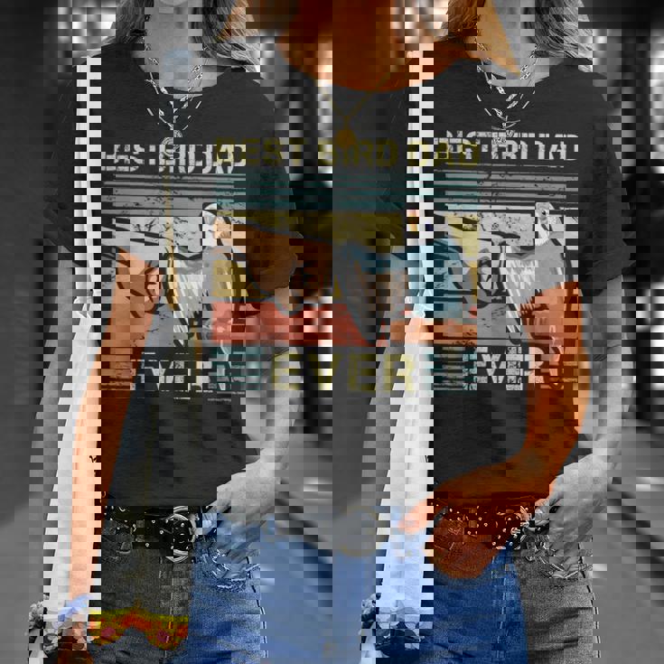 セキセイダッド 鳥好き 父 動物愛好家 鳥の男 Tシャツ 彼女への贈り物