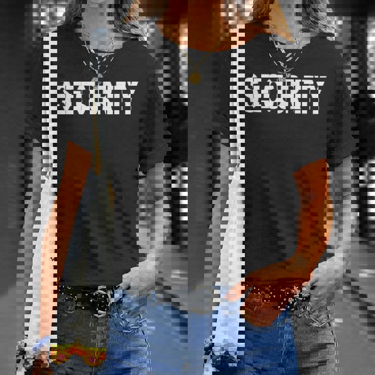 セキュリティガード イベント安全 Tシャツ 彼女への贈り物