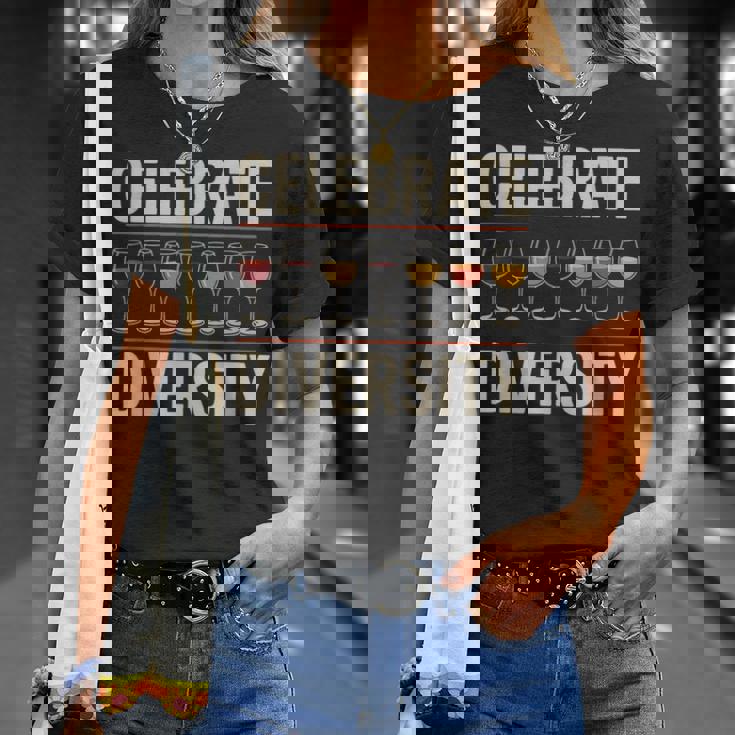 セレブレート・ダイバーシティ・ソムリエ Tシャツ 彼女への贈り物