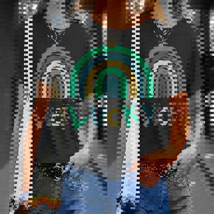 セント・パッツ・ラッキー・レインボー Tシャツ 彼女への贈り物