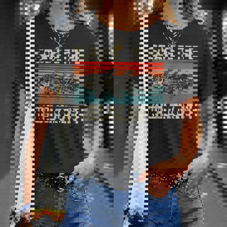 セーブ・ザ・シーラカンス。 Tシャツ 彼女への贈り物