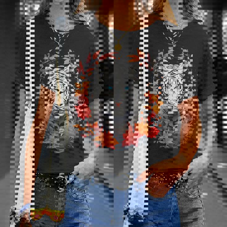 タイガー 動物 グラフィックアート トラ Tシャツ 彼女への贈り物