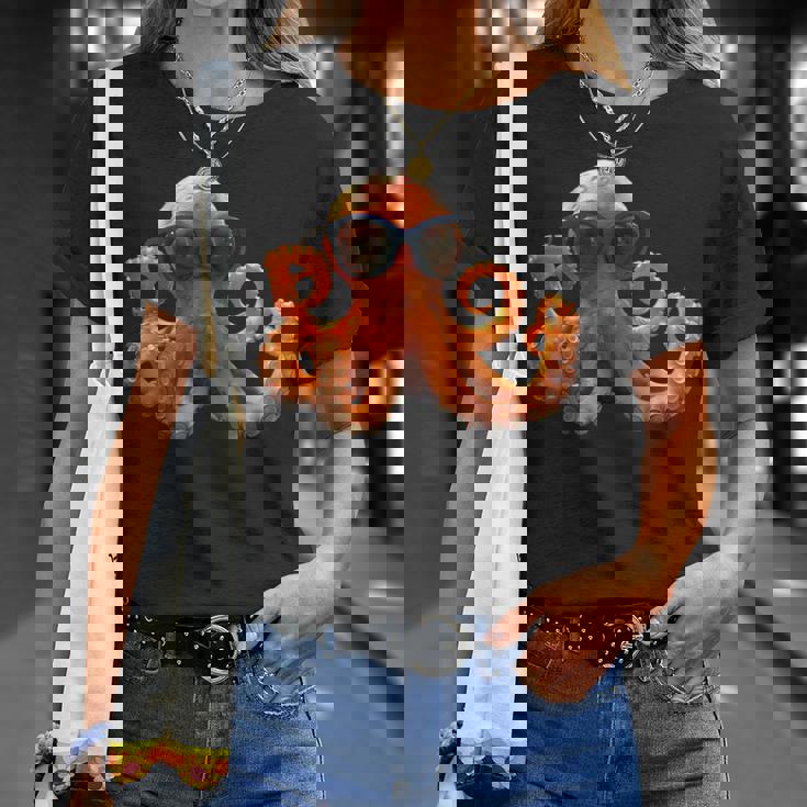 タコ 小タコ イカ 海 恋 甘タコ Tシャツ 彼女への贈り物