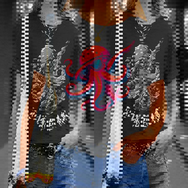 タコ、サングラスタコ動物、エルダブデルマール Tシャツ 彼女への贈り物