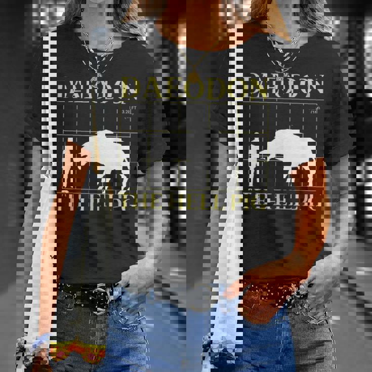 ダエオドン 地獄の豚 先史時代の絶滅した豚 Tシャツ 彼女への贈り物