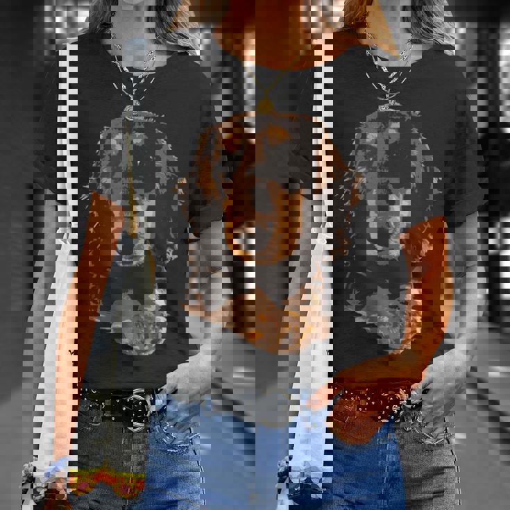 ダックス イラスト 愛犬家 犬 アート Tシャツ 彼女への贈り物