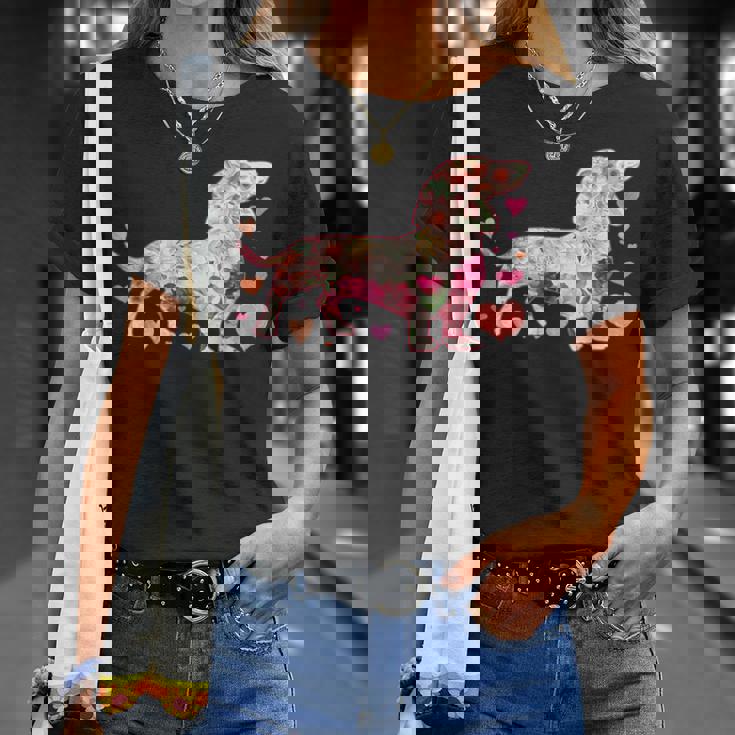 ダックスフント 解体新書 ミニチュアダックス 犬の飼い主 ダックスフント ギフト おもしろ犬 ダックスフント Tシャツ 彼女への贈り物