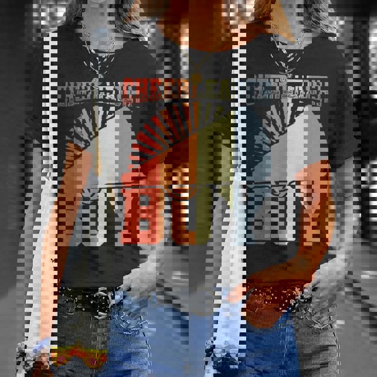 チアリーディング少年男子大学生チアリーダー Tシャツ 彼女への贈り物