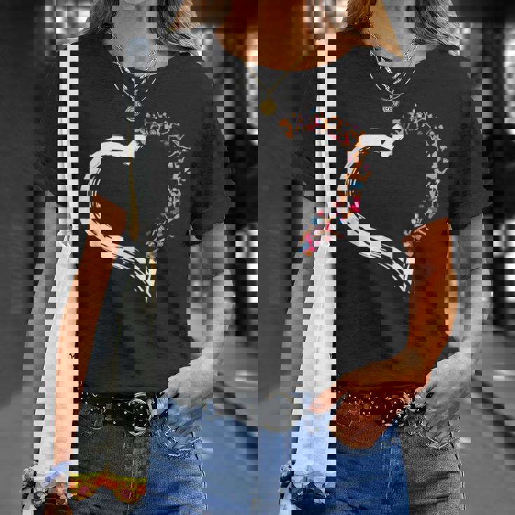 チア・チアリーディング・ハート Tシャツ 彼女への贈り物