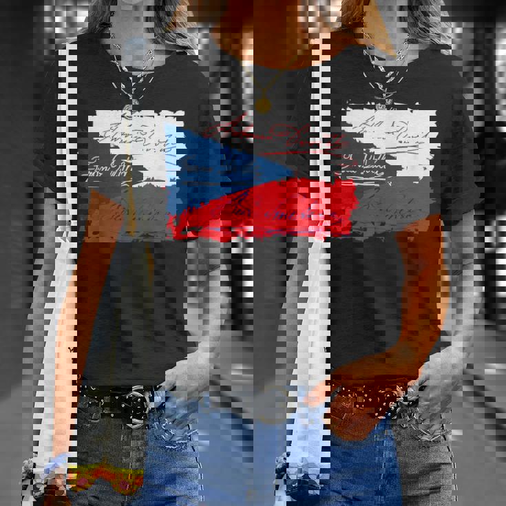 チェコの作曲家 ドヴォラック・ドラ・スメタナ チェコ Tシャツ 彼女への贈り物