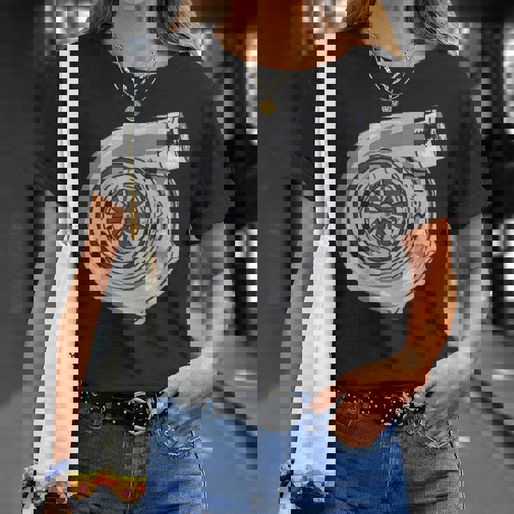 チューニング ターボチャージャー モータースポーツ 車好き 車 ターボ エンジン Tシャツ 彼女への贈り物