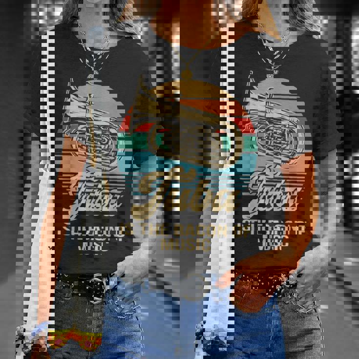 チューバは音楽の頂点チューバヴィンテージ Tシャツ 彼女への贈り物