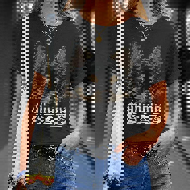 チワワ お父さん 面白い 父 犬 チワワ パパ Tシャツ 彼女への贈り物