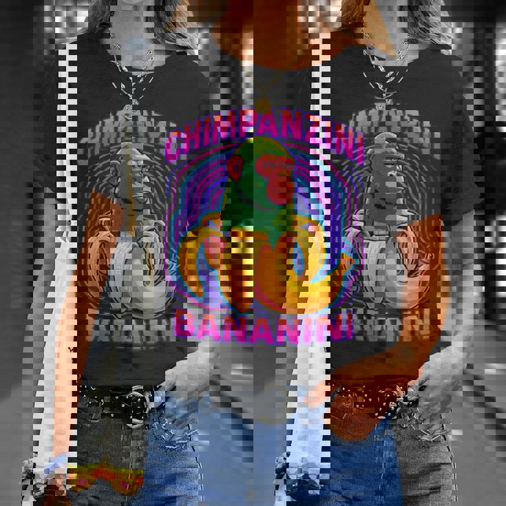 チンパンジーニ バナニーニ イタリアのブレインロットミーム Tシャツ 彼女への贈り物