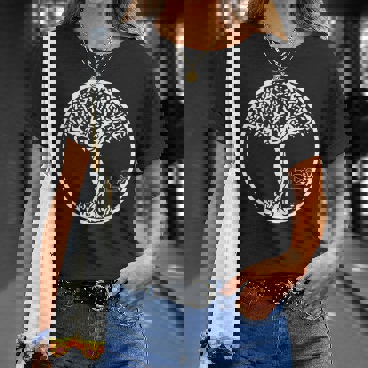 ツリーラブツリーラブアートデザインディスクツーザウェイオブツリーサス Tシャツ 彼女への贈り物