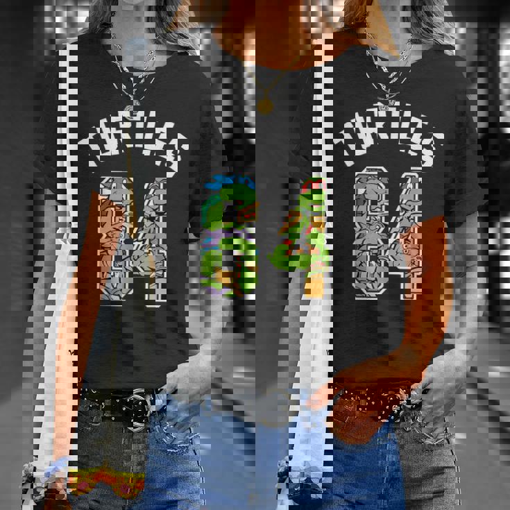 ティーンエイジ・ミュータント・ニンジャ・タートルズ 84フィート グループコラージュ Tシャツ 彼女への贈り物