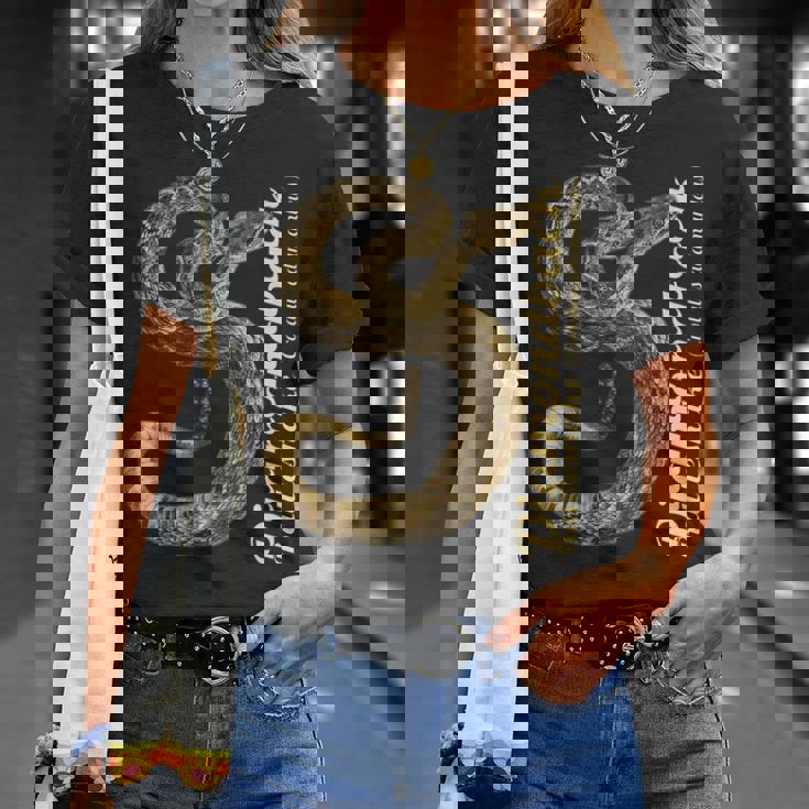 テキサス・ガラガラヘビ・クロタラス・アトロックス・アダマンテウス Tシャツ 彼女への贈り物