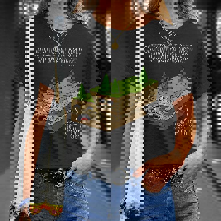 テクトニックプレートorry My Fault Teacher Tシャツ 彼女への贈り物