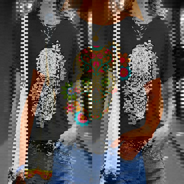 デイズ・オブ・ザ・デッド シュガー・スカル・カラベラ Tシャツ 彼女への贈り物