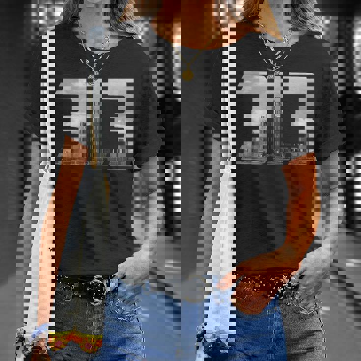 デトロイト 313 Tシャツ 彼女への贈り物