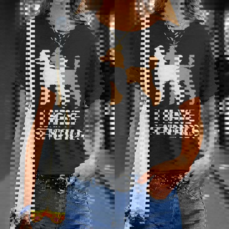 トイプードル I Havetandard プードル Tシャツ 彼女への贈り物