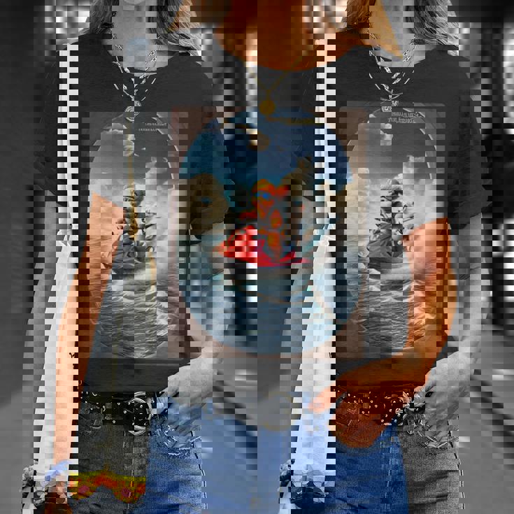 トイプードルとチワワのジェットスキー 夏の楽しいデザイン Tシャツ 彼女への贈り物