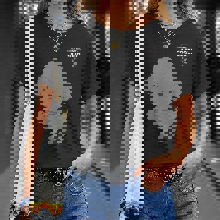 トイプードルシリーズ「シルバー（グレー）」 Tシャツ 彼女への贈り物