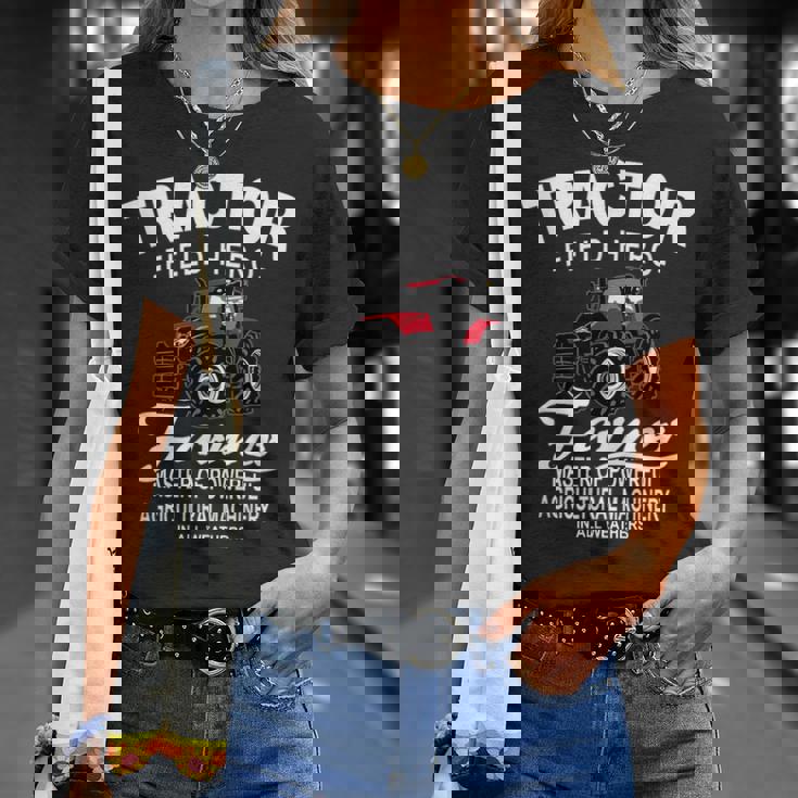 トラクター、農業、トラクター、トラクター Tシャツ 彼女への贈り物
