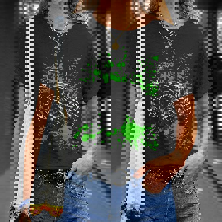 トラクターシャツ レトロトラクターtシャツ ビンテージファーマーギフト Tシャツ 彼女への贈り物