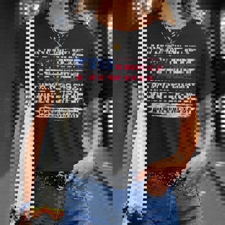 トランプが気に入らなければ、おそらく私を気に入らないでしょう Tシャツ 彼女への贈り物