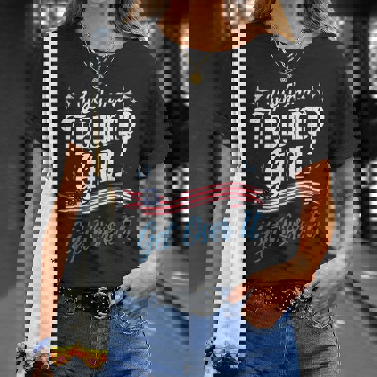 トランプガールレッドtシャツ ドナルド・トランプ大統領2024 Tシャツ 彼女への贈り物