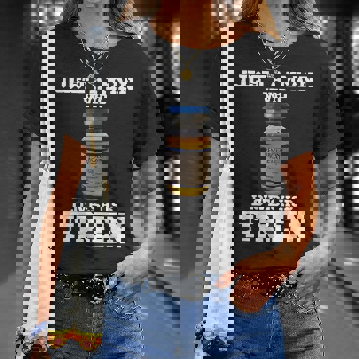 トレンを愛する男 Tシャツ 彼女への贈り物