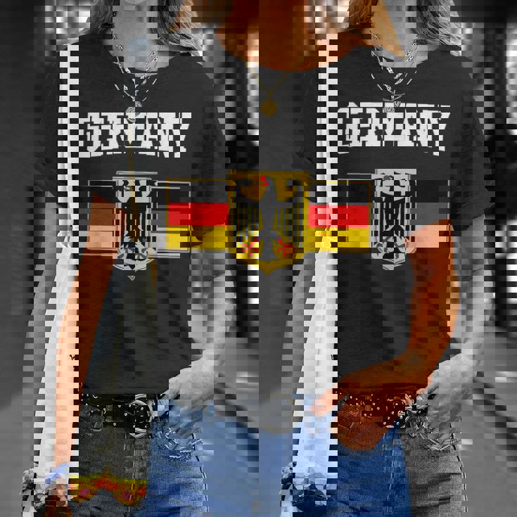 ドイツの国旗 ドイツの国章 Tシャツ 彼女への贈り物