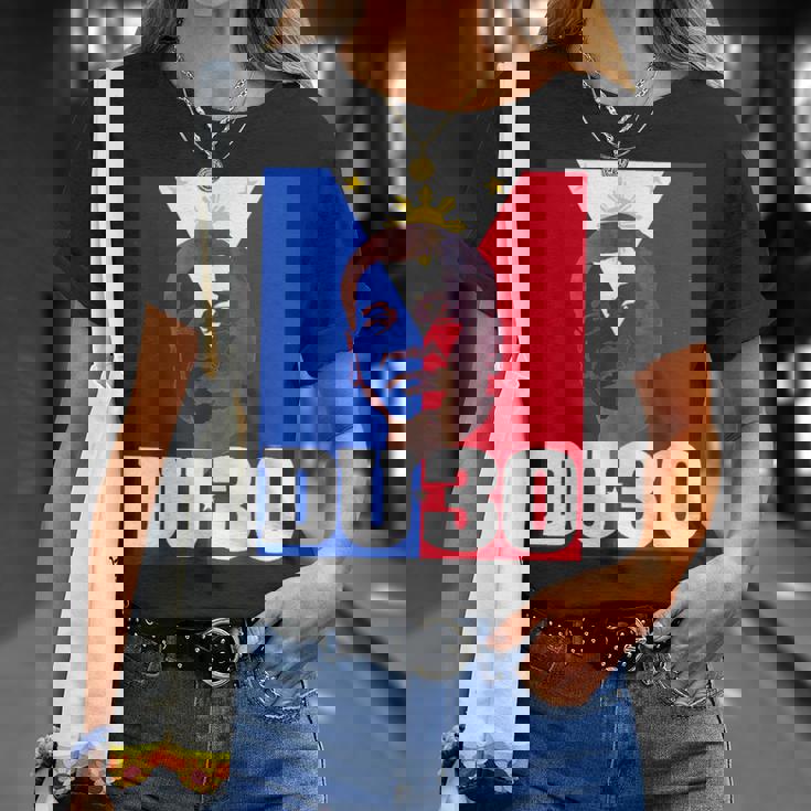 ドゥテルテが2016年大統領に就任 Tシャツ 彼女への贈り物