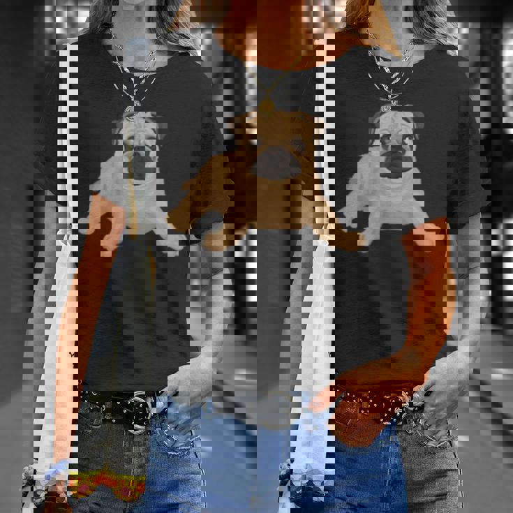 ドッグパグ ドッグモチーフ 犬好きへのギフト パグ Tシャツ 彼女への贈り物