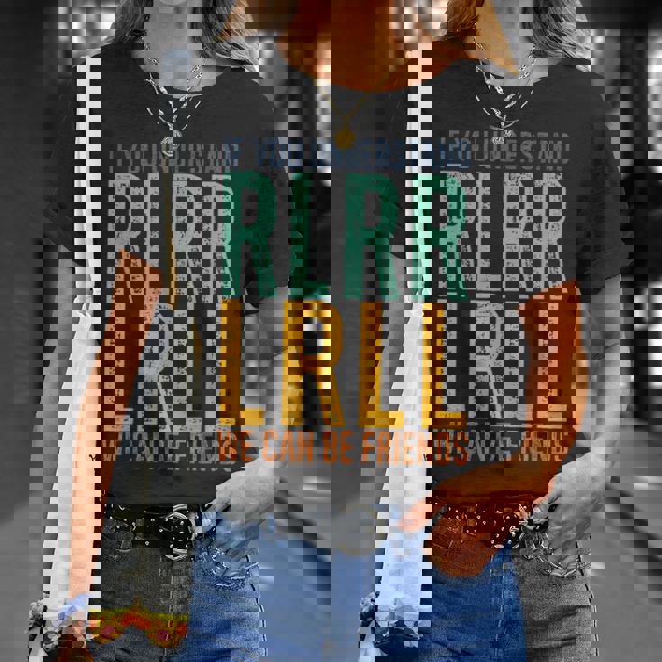 ドラマー Rlrr Lrll パラディドル ドラム ドラム レトロ ヴィンテージ Tシャツ 彼女への贈り物