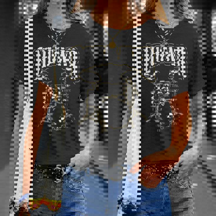 ドラマー、ティードラム、ドラムプレーヤーへのギフトに。 Tシャツ 彼女への贈り物