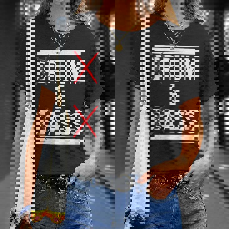 ドラムンベース Dnb 面白いモチーフ Tシャツ 彼女への贈り物