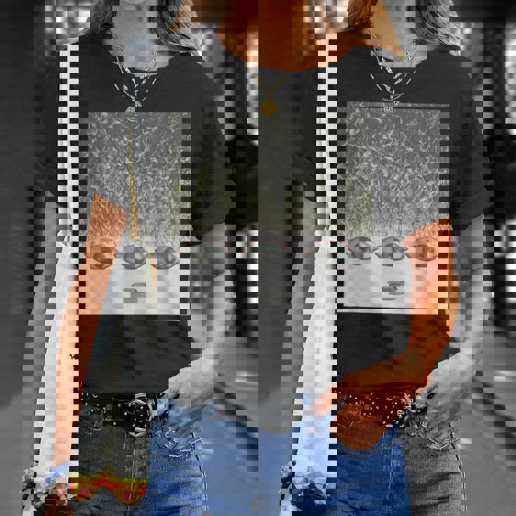 ドリームコアウィアードコア服エステティックコーンフィールドアイズ Tシャツ 彼女への贈り物