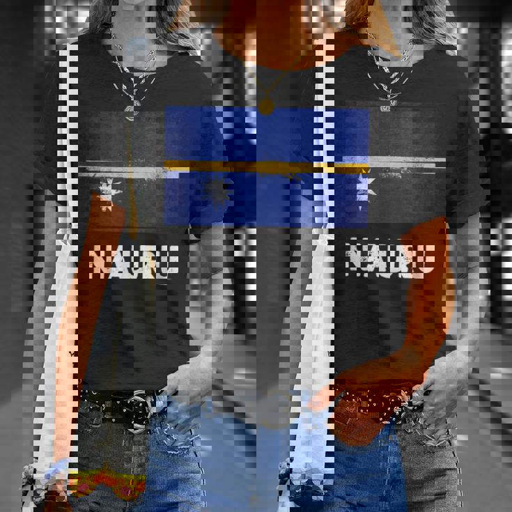 ナウルの国旗tシャツ Tシャツ 彼女への贈り物