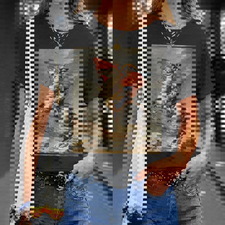 ナポレオン・ボナパルト ジャック・ルイ・デイヴィッド ネオクラシシズムアート Tシャツ 彼女への贈り物